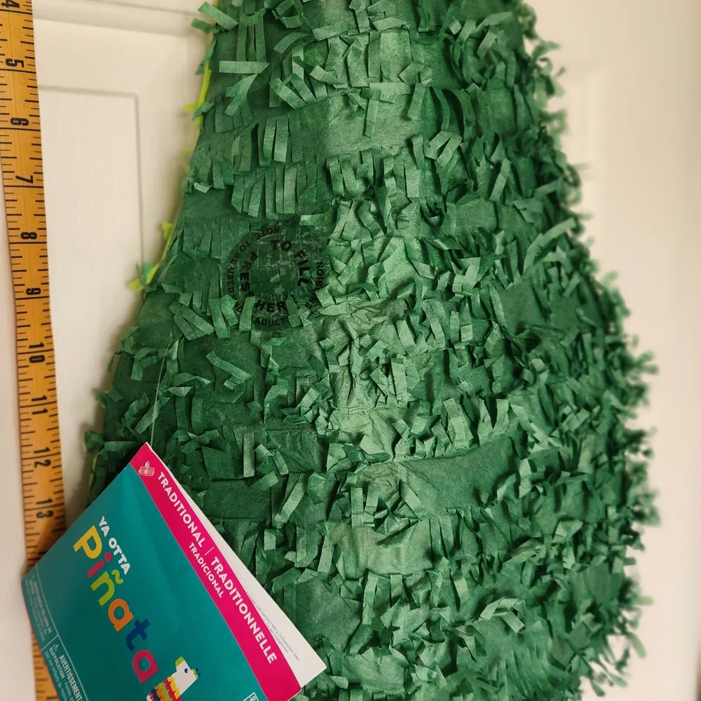 Festive‎ Green and Gold Avocado Piñata